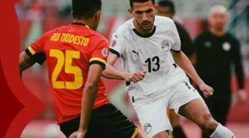 توقف مفاجئ.. تعادل سلبي بين مصر وأنجولا في الشوط الأول بأمم إفريقيا